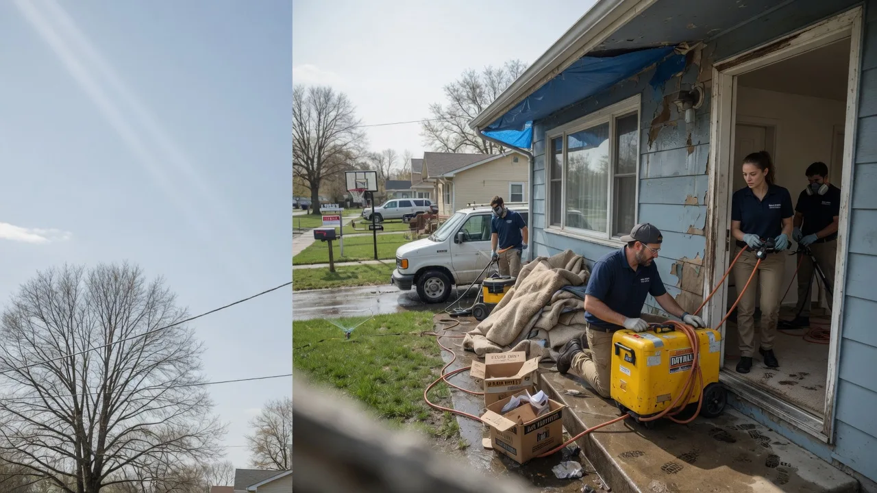 Basement Flood Cleanup in Columbia, LA near me